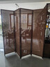 歐美人屏風(fēng)實(shí)木竹簾隔斷移動(dòng)玄關(guān)折屏客廳臥室辦公室酒店隔斷 4扇起拍 咖色邊框 1.8米高*0.5米寬 一扇價(jià)格 曬單實(shí)拍圖