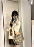 桂岐ins圓領(lǐng)衛衣女套頭2024新款秋季休閑百搭韓版長(cháng)袖上衣oversize 杏色M 曬單實(shí)拍圖