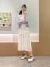 達(dá)芙妮厚底小白鞋女2025春季新款板鞋女增高顯瘦輕便四季百搭休閑鞋女 米咖色【二層牛皮】 38 曬單實(shí)拍圖