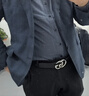 羅蒙（ROMON）長(zhǎng)袖襯衫男春秋季商務(wù)襯衣男士條紋休閑紳士外套男裝 灰色 L  曬單實(shí)拍圖
