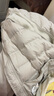 雪中飛輕薄鵝絨羽絨服女士2025新款衛衣拼接時(shí)尚保暖百搭秋冬保暖外套 米白 M 170/100-110斤 曬單實(shí)拍圖