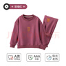 Q21兒童衛(wèi)衣套裝男女童國(guó)潮刺繡套頭圓領(lǐng)長(zhǎng)袖加絨秋冬季 宮墻紅【tou】 100 cm 曬單實(shí)拍圖