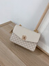 愛(ài)情海包包女包小方包斜挎包單肩鏈條手機包生日禮物高級感送女友老婆 【米白色】品牌百搭小眾實(shí)用 休閑小包輕便簡(jiǎn)約時(shí)尚高檔潮流ck風(fēng) 曬單實(shí)拍圖