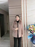 恰凡（QIAFAN）媽媽冬裝水貂絨棉衣外套40歲50中老年女冬季毛呢大衣加絨加厚棉襖 卡其色 XL  【推薦90-110斤】 曬單實(shí)拍圖