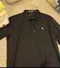 夢(mèng)特嬌桑蠶絲男士長(cháng)袖T恤中年爸爸裝翻領(lǐng)休閑polo.衫真絲免燙上衣 M2297酒紅 180碼建議150-165斤 曬單實(shí)拍圖