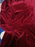 皮爾卡丹（pierre cardin）酒紅色金絲絨連衣裙2025年春秋季新款女裝高端氣質(zhì)晚禮服長(cháng)款 酒紅色官方旗艦 XL 建議118-129斤 曬單實(shí)拍圖