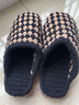 純手工棉拖鞋冰條粗毛線(xiàn)編織棉拖鞋男女士成品冬日季保暖防滑柔軟 黑色+卡其-雙針成品 48-49 適合平時(shí)穿44碼鞋 曬單實(shí)拍圖