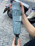 左都（ZUODU）全自動(dòng)雙骨雨傘反向傘加大加厚結(jié)實(shí)抗風(fēng)男大號(hào)傘女折疊傘雙人定制 【山嵐綠】反向傘+雙倍加固抗風(fēng)+1米3加大傘面 曬單實(shí)拍圖