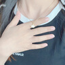 六桂福珠寶鉆石三生有杏黃金項(xiàng)鏈女足金吊墜七夕情人節(jié)禮物送女友老婆生日 杏好有你吊墜+S925鏈+品牌禮盒 曬單實(shí)拍圖