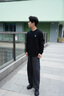 安踏運動衛(wèi)衣男裝秋冬針織加絨圓領(lǐng)長袖運動休閑服跑步運動服男子上衣 【運動logo】基礎(chǔ)黑7708-4 M 曬單實拍圖