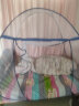 艾薇 A类蚊帐家用婴儿防摔蒙古包蚊帐单开门 1.5米 深蓝色【免安装】 实拍图