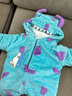 迪士尼嬰兒連體衣冬季加厚毛怪棉服寶寶衣服小怪獸冬裝可愛(ài)超萌外出抱衣 小怪獸(加絨加棉加厚款) 80cm 80 曬單實(shí)拍圖