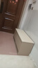 悅美妙鞋柜門(mén)口入戶(hù)柜換鞋凳一體家用玄關(guān)柜簡(jiǎn)約大容量長(cháng)凳穿鞋凳鞋柜 【奶咖色100CM】可放45碼 曬單實(shí)拍圖
