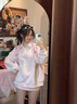 佐敘學(xué)院風(fēng)粉色假兩件長(zhǎng)袖t恤女款秋季韓版百搭甜美溫柔學(xué)生衛(wèi)衣外套 嫩粉色 L （95-110斤） 曬單實(shí)拍圖