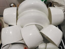 瓷秀源 方碗陶瓷碗泡面碗 韓式骨瓷碗米飯碗 瓷碗湯碗 大碗創(chuàng  )意餐具 4.5英寸方碗2個(gè) 曬單實(shí)拍圖