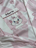 果殼（Gukoo）冰絲睡衣女25年春季新款I(lǐng)P聯(lián)名瑪麗貓可愛(ài)寬松卡通女家居服套裝A 櫻花粉套裝 L 曬單實(shí)拍圖