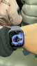 Apple/蘋(píng)果 Watch S11 智能手表GPS款46毫米銀色鋁金屬表殼霧紫色運動(dòng)型表帶M/L MEVX4CH/B 曬單實(shí)拍圖