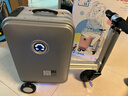 Airwheel愛爾威電動(dòng)行李箱可騎行拉桿箱可坐可代步鋁框箱包20英寸登機(jī)箱 曬單實(shí)拍圖