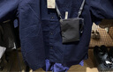 無(wú)印良品（MUJI）IDEE 女式 平紋 七分袖襯衫 女士襯衣外套春秋  GAD05C4S 藏青色 M （155/80A） 曬單實(shí)拍圖