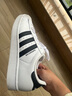 阿迪達斯adidas三葉草貝殼頭SUPERSTARII男女休閑鞋 IH8659 42碼 曬單實(shí)拍圖
