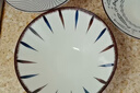 奧美優(yōu)（AOmeiyou）日式8英寸拉面碗斗笠碗家用大碗餐具大號湯碗泡面碗吃面條 4只裝 曬單實(shí)拍圖