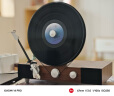 gramovox 格莱美黑胶唱片机一体机竖立式留声机黑胶LP复古唱片机蓝牙唱机音箱 经典版 胡桃木色 晒单实拍图