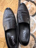 沙馳男鞋 秋季新品商務(wù)休閑鞋鴕鳥(niǎo)紋皮鞋套腳舒適輕便商場(chǎng)同款 黑色（402242195Z） 41 歐碼（國碼42） 曬單實(shí)拍圖