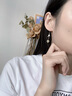迪后（Dirholl）品牌和田玉竹節(jié)耳環(huán)女士氣質(zhì)耳釘簡約長款耳墜送女友老婆生日禮物 和田玉竹節(jié)耳環(huán)【精美禮盒】 曬單實拍圖