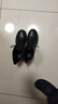 奧康女鞋真皮媽媽鞋軟底休閑單鞋防滑通勤樂(lè )福鞋一腳蹬英倫皮鞋女 黑色 39 曬單實(shí)拍圖