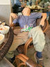 左西男童褲子兒童工裝褲子秋裝2025新款男孩長褲防水沖鋒褲 綠色 150 曬單實(shí)拍圖