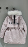 波司登（BOSIDENG）極寒羽絨服鵝絨女款短款連帽大毛領(lǐng)時(shí)尚百搭加厚新國標外套 【店長(cháng)推薦】冰花粉9BK9 S 160/84A 體重約110-130斤 曬單實(shí)拍圖
