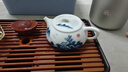 月記窯 柴燒白瓷手繪“山水”石瓢壺 “山水”石瓢壺 140ml 曬單實拍圖