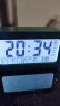 康巴丝(Compas)多功能电子闹钟背光电子钟儿童学生节日礼物 801 墨绿色 实拍图