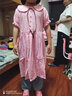 金布?。↗INBUDING）夏季女童短袖連衣裙適合中大童小女孩穿的夏裝新款棉布裙7-12歲 粉紅色 150 建議140cm 曬單實拍圖