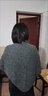 恒源祥羊毛圍巾女2025秋冬新款護頸保暖圍脖純色大披肩時(shí)尚洋氣外搭披肩 [三角披肩]安可拉紅含12%棉羊毛 曬單實(shí)拍圖