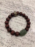 蒂海玉珠小葉紫檀手串男生生日禮品情人節(jié)禮物轉運有意義送男友送老公 和田青玉屬【龍/蛇】珠徑12mm 曬單實拍圖