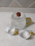 塔馳密司  TOUCH MISS辦公室日式耐熱玻璃泡茶壺家用簡(jiǎn)約茶水分離煮茶壺茶具 【樂(lè)怡壺】一壺4杯 501mL(含)-600mL(含) 曬單實(shí)拍圖