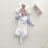 嘉贝艾尔婴儿连体衣婴儿衣服春秋冬宝宝衣服0-1岁新生儿长袖爬服 小情人 73cm 实拍图