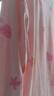 紅豆居家（Hodohome）兒童睡衣女童A類(lèi)純棉家居服女孩卡通滿(mǎn)印長(cháng)袖開(kāi)衫套裝500粉150 曬單實(shí)拍圖