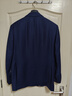 布克兄弟（BrooksBrothers）男士早秋新款綿羊毛混紡修身西裝外套4003-藍(lán)色42 42RG 曬單實拍圖