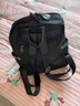 KINSTRDZ小型真皮雙肩包女2025新款時(shí)尚百搭女士背包輕便休閑迷你頭層牛皮 黑色 曬單實(shí)拍圖
