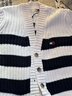 TOMMY JEANS【含羊毛混紡】秋冬女條紋肌理感慵懶寬松針織開衫外套18676 藍(lán)白紅拼色YBH M （推薦：115-130斤） 曬單實(shí)拍圖