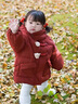 G.DUCKKIDS小黃鴨女童棉衣外套兒童棉服冬裝女寶寶加厚上衣女孩冬季保暖棉襖 粉色 90 尺碼1~2歲【 80-90cm】 曬單實(shí)拍圖