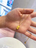 中國黃金（CHINA GOLD）黃金吊墜小龍女十二生肖本命年龍年女七夕情人節(jié)禮物送女朋友老婆 小龍女吊墜【贈S925鏈】 約0.9g 曬單實拍圖