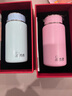 希諾（HEENOOR）保溫杯女316L不銹鋼小巧便攜可愛少女水杯簡約清新森系高檔杯子 磨砂紫 190ml 禮盒裝 曬單實拍圖