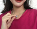 千雅詩(shī)海洋之心999純銀項鏈女2025新款老婆生日七夕情人節禮物送女朋友 【戀人心扉項鏈·藍鋯】 創(chuàng  )意升降禮盒+代寫(xiě)賀卡+刻字服務(wù) 曬單實(shí)拍圖