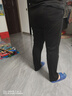 啄木鳥(niǎo)高彈力加絨褲男冬季新品寬松直筒男士商務(wù)休閑抗皺保暖加厚長(cháng)褲子 黑色春秋款 42 ( 腰圍 3尺2 ) 曬單實(shí)拍圖