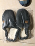 安尚芬棉拖鞋男士冬季保暖簡約時(shí)尚百搭毛絨舒適防滑厚底情侶地板棉拖女 灰色【小熊】 44-45 適合43-44 曬單實(shí)拍圖
