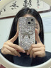 萊圳發(fā)適用iphone16promax手機殼鏡頭全包女生超薄散熱14pro硅膠保護套蝴蝶結(jié)帶掛繩蘋果15高級感保護套 閃粉蝴蝶結(jié)單殼 蘋果13 曬單實拍圖