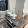 帥仕（shuaishi）廚房置物架碗碟收納架304不銹鋼免安裝碗筷碗盤餐具瀝水碗架全配 曬單實拍圖